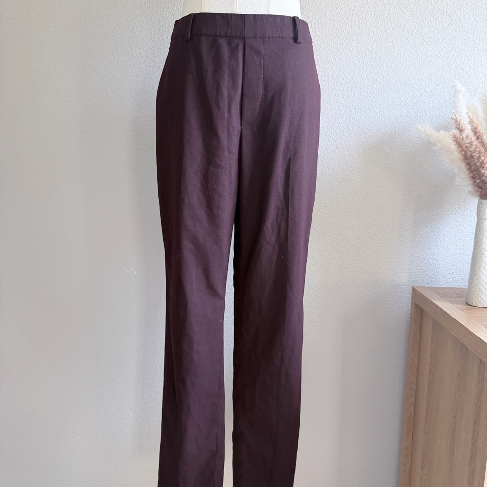 Uniqlo Woman’s‎ Straight-Leg Chinos in Plum